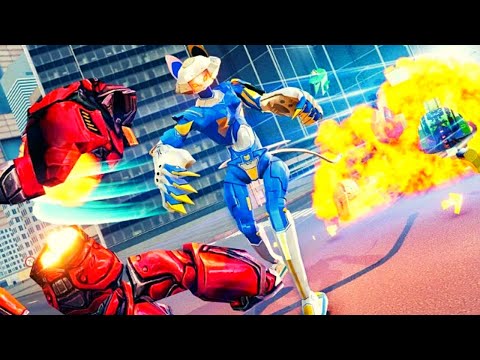 New Cat Robot Transformation War City Rescue Mission Part 2 Android Gameplay