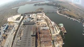 preview picture of video 'Filmare aeriana FPV a santierului Naval Mangalia- by FAE'