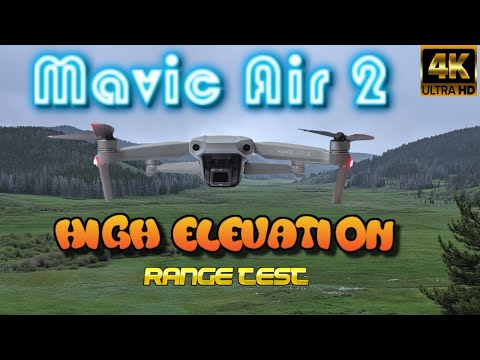 DJI Mavic Air 2 Drone -Normal Mode Range Test - High Elevation