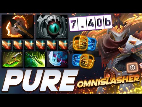 [7.40b] Pure Juggernaut Omnislasher - Dota 2 Pro Gameplay [Watch & Learn]