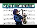 DESAFINADO - Kenny G - Sax Solo Transcription