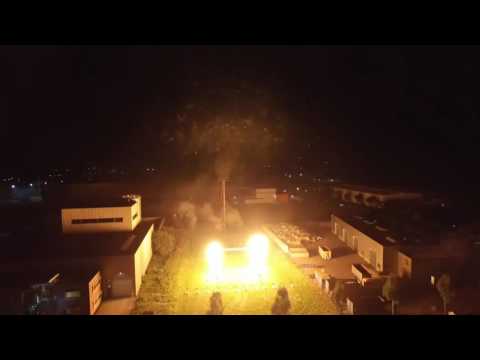 Finale van de eindshow - Vuurwerk demo Cafferata Vuurwerk!