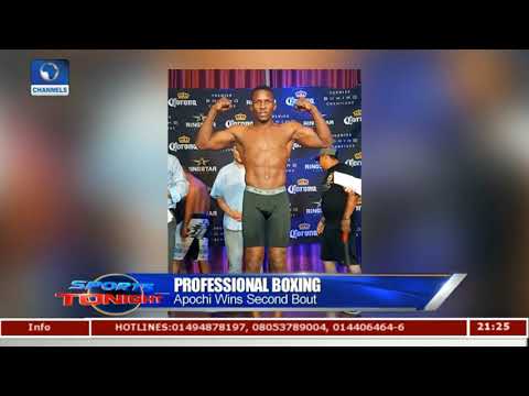 Apochi Wins Second Bout In Professional Boxing |Sports Tonight|
