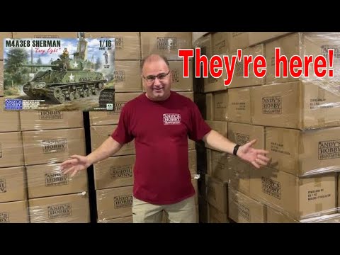 They're Here! The 1/16 M4A3E8 Shermans have arrived + New 1/16  Sherman accessories( Value Gear)