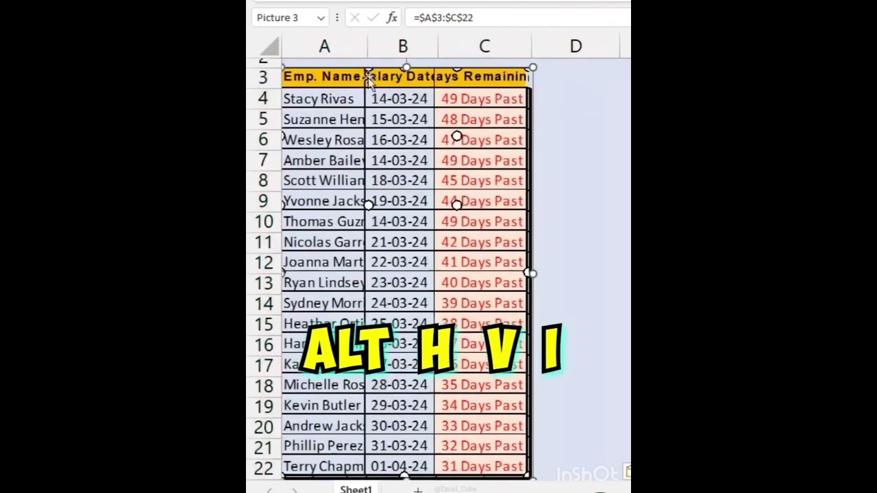 Convert  your excel data into JPG format😉. #excel #exceltricks #exceltricks