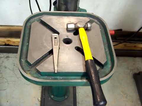 Drill Press Guard >> Removal of Morse Taper Mounted Chuck Drill Press Guard >> Removal of Morse Taper Mounted Chuck