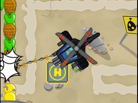 HELI PILOT LEVEL 4 UPGRADES! - Bloons Tower Defense 5