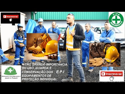 DDS/Motivational lecture on: NR6, The importance of the use, care and maintenance of PPE (Rômulo ...