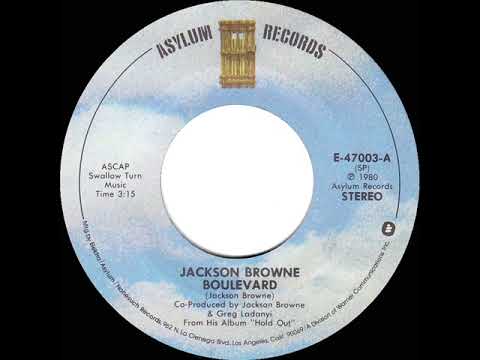 1980 HITS ARCHIVE: Boulevard - Jackson Browne (stereo 45)
