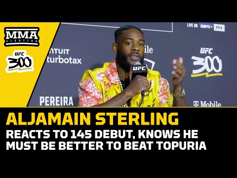 Aljamain Sterling ‘Sad’ Over Calvin Kattar Win, Wants Brian Ortega Next | UFC 300