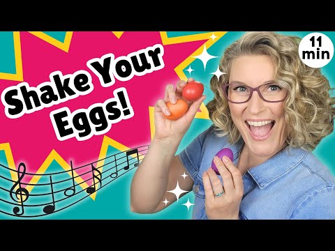 Shake Your Eggs! | Fun Egg Shaker Songs for Children Compilation | Music Class for Kids