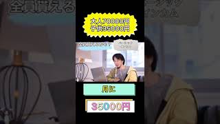 大人70000円、子供35000円貰えるかも?ベーシックインカム