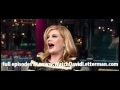 Kristen Johnston In Late Show With David Letterman December 5 2011