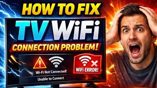 How to Fix TV WiFi Connection Problem | Smart TV WiFi Not Working?