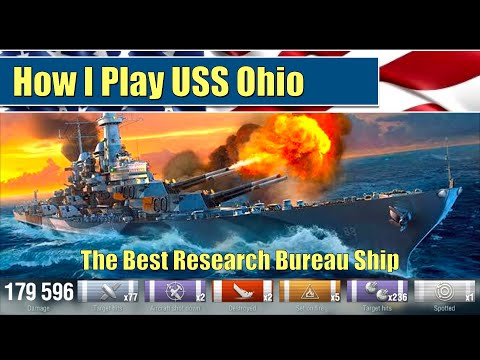 How I play Tier X - USS OHIO | Best Research Bureau Battleship | World of Warships