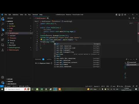 Multiline Line Input In Java And Python