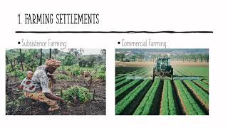 Rural Settlements - Grade 8