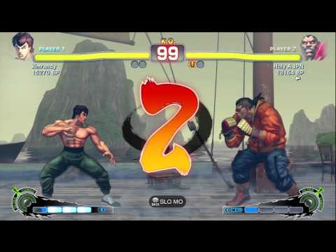 kimrandy [Fei] vs Holy A JPN [Balrog] SSF4 Japanese Online Ranked Matches - TRUE-HD