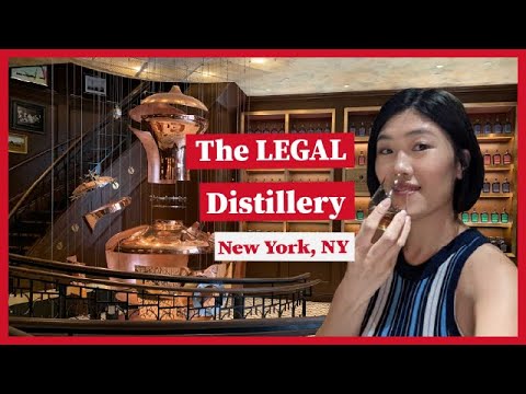 Best BAR in New York City? NEW speakeasy bar and the ONLY distillery in Manhattan is now open 🥃🗽