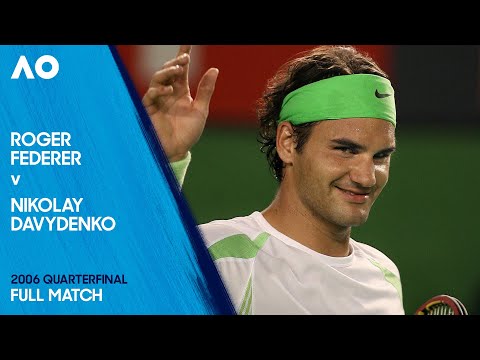 Roger Federer v Nikolay Davydenko Full Match | Australian Open 2006 Quarterfinal