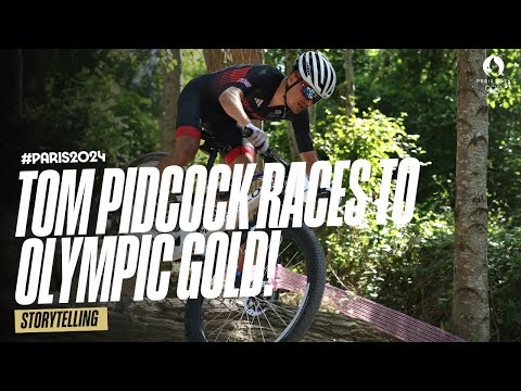 Flat tire? No problem. Tom Pidcock powers through adversity to claim Olympic gold! 🥇🚴🏻‍♂️