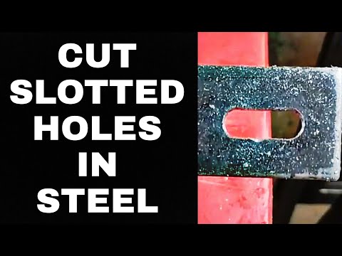 How To Cut Slotted Holes in Steel with a Drill Press