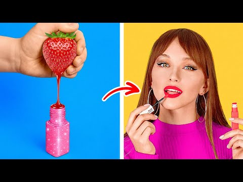 BEAUTY AND ART HACKS 🤫 💕 School DIY Ideas 🍓 Cheap vs Billionaire Makeover by 123 GO!