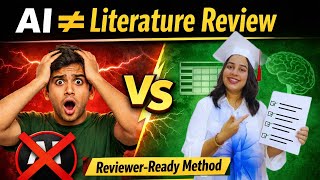 How to Write a Reviewer-Ready Literature Review Without Overusing AI | Sanraj Education