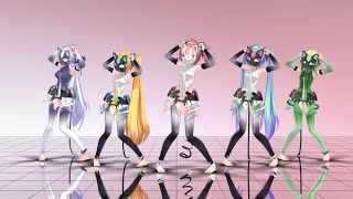 【MMD】猫仮面Tdaアペンドでダーリンダンス [Darling Dance][固定カメラ][30fps]【マクネナナカバー】(キー -4版)