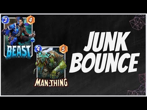 Man-Junk Bounce! - Man-Thing is Here so I Put Him in a Bounce Deck! - Marvel Snap