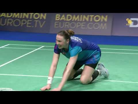 Match highlights: Line Kjærsfeldt wins first European title on home soil at European Championships