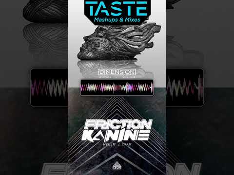 Jet Black x Your Love (Dimension x Friction & Kanine) #shorts #mashup #dnb #drumandbass #remix