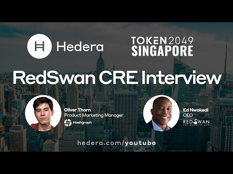 TOKEN2049 | Interview with RedSwan CRE CEO Ed Nwokedi