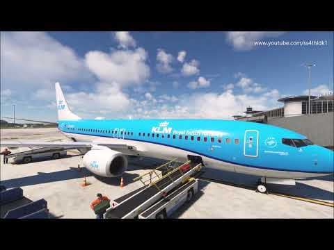 PMDG 737 MSFS2020 KLM 1464 Marseille to Amsterdam on vatsim