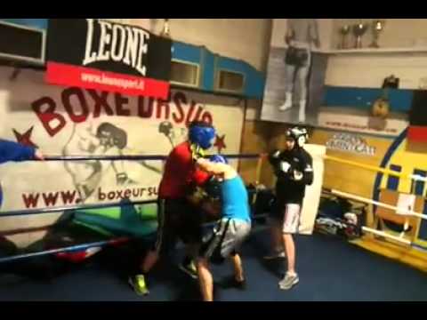 Boxe: 2 vs 1 sparring