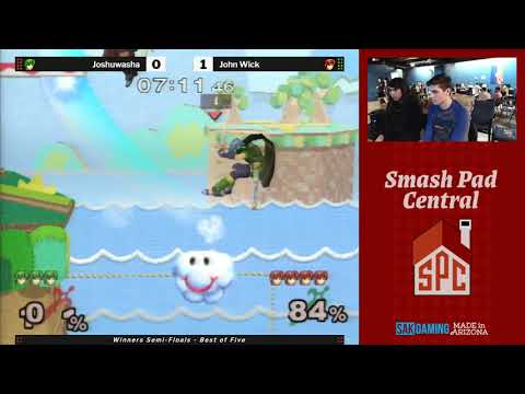 SPC 147 Melee Winners Semis - Joshuwasha (Green Marth) vs John Wick (Red Marth)