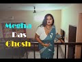MEGHA DAS GHOSH IN A PURE INDIAN LOOK WITH COTTON SAREE AND BLOUSE VIDEO DESI FASHION VLOG