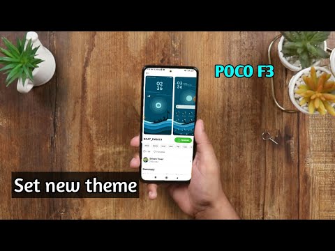 How to set the theme in poco f3 and redmi k40 pro theme lagayen 2021
