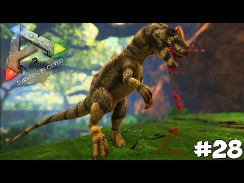 DINO COM MORDIDA CAPAZ DE RASGAR SEUS OPONENTES!!! pt.28 - ARK JURASSIC