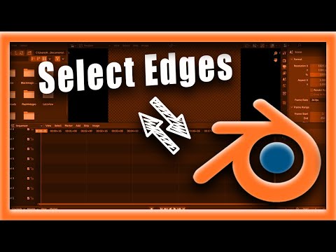 Blender Tutorial: How To Select Edges In Blender