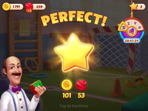 Homescapes Level 3631 With No Boosters - Hard Level - Lovin’ Paris: Charmed Lantern - Bonus Scene