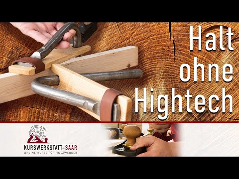 Schneller Halt ohne Hightech -  "Holdfast"- Niederhalter mit integrierter Zulage.