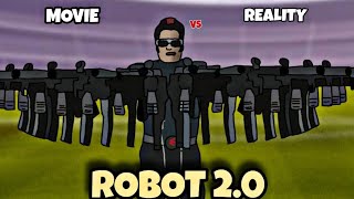 Robot 20 movie vs reality  funny spoof  2d animate