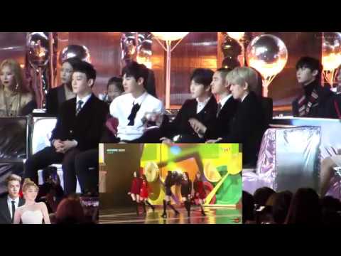 EXO reaction to Red Velvet (Peekaboo & Red Flavor) 171202