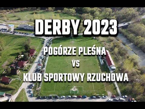 Klimat Derbów okiem Drona! Pogórze Pleśna vs KS Rzuchowa!  04/2023 DJI Maivc!