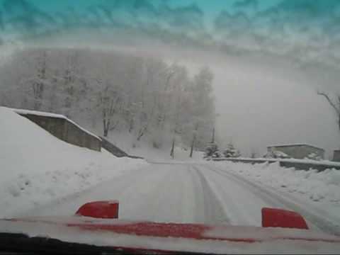 Porsche 924 on Snow Onboard