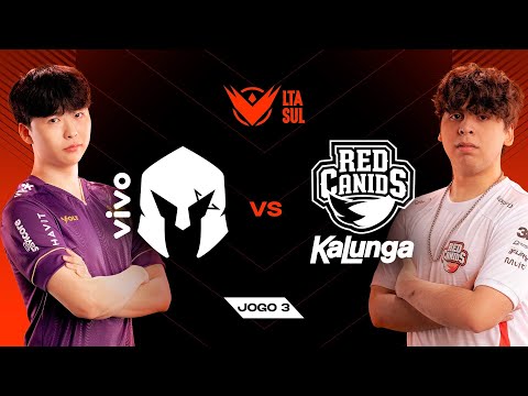 VKS x RED (Jogo 3) | LTA Sul 2025 - Etapa 3 | Vivo Keyd Stars x RED Canids Kalunga | Md5