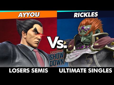 Scrims Showdown 77 Losers Semis - ayyou (Kazuya) Vs. Rickles (Ganondorf) SSBU Ultimate Tournament