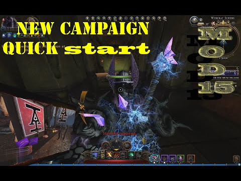 Neverwinter: The Heart of Fire | how to start a new campaign? (mod 15)