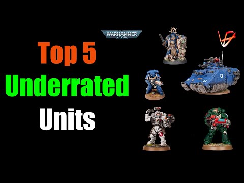 Top 5 UNDERRATED Space Marines units | Warhammer 40K tactics